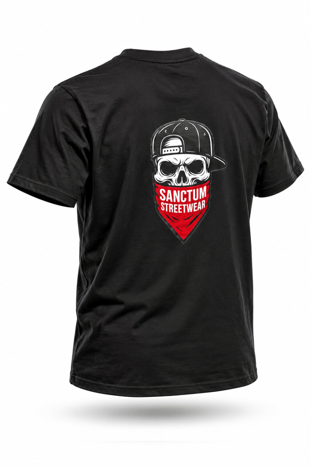 Sanctum Streetwear T-Shirt Bandana Skull